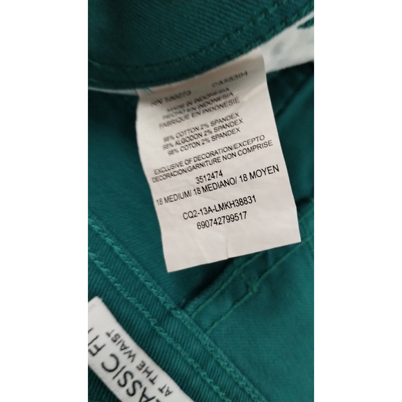 Lee Jeans Womens 18 Green Classic Fit At The Waist - Picture 10 of 11